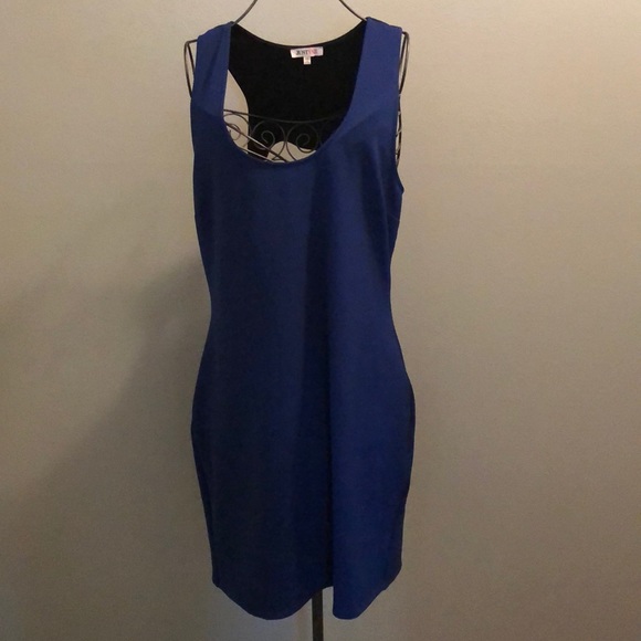 🌟JUST FAB Blue /black dress size XXlarge🌟 - Picture 1 of 5